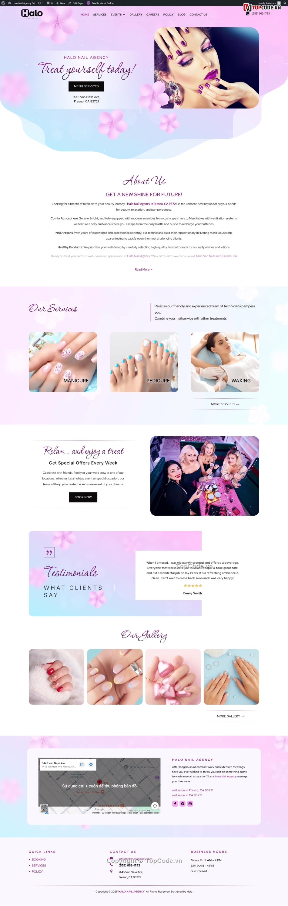 website đẹp,salon,web đẹp